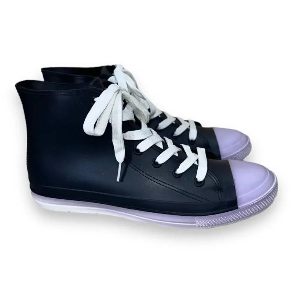 Unbranded‎ Rain Sneakers Black / Purple Women's 11.5
